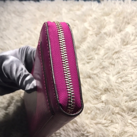 Coach Darcy Patent Leather Accordion Zip Wallet - Picture 6 of 14